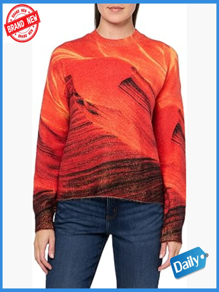 Women's Flat Knit Thin Gauge Pullover Long Sleeve Pull On
